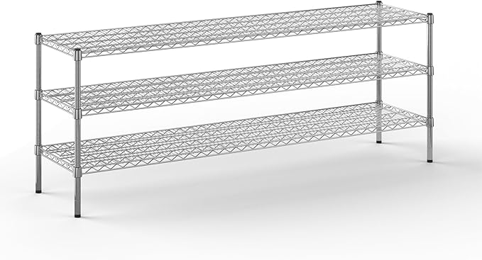 18" Deep x 72" Wide x 27" Height Wire Shelving Kit | 3-Tier | NSF Commercial by Regal+Altair
