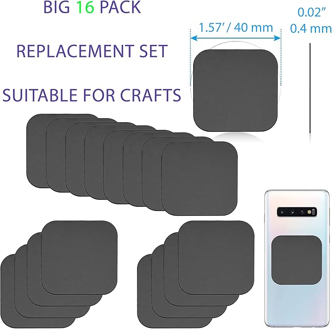 SALEX Phone Metal Stickers for Magnetic Mount - Image 5