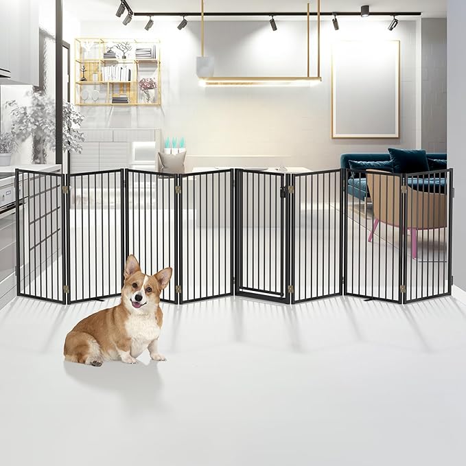 Metal Freestanding Dog Gates - Image 7