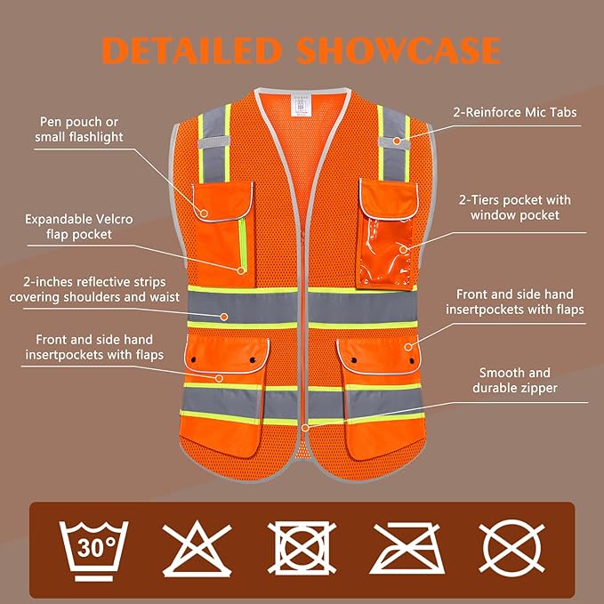 High Visibility Safety Vest - Image 3