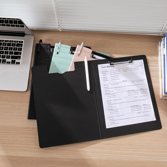 Y YOMA Clipboard Folder, A4 Foldable Plastic Clipboard - Image 9