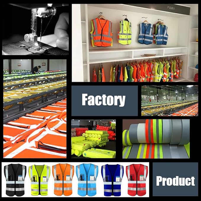 YOWESHOP High Reflective Visibility Safety Vest - Image 6