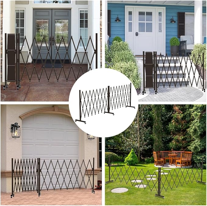 Expandable Driveway Gate, Portable Barricade Gate - Image 7