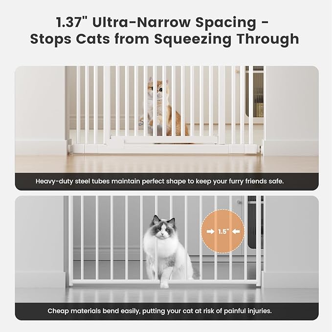 Gardner Pet 51"-87" Extra Tall Cat Gate - Image 5