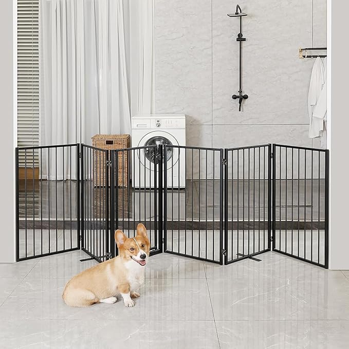 Metal Freestanding Dog Gates - Image 7