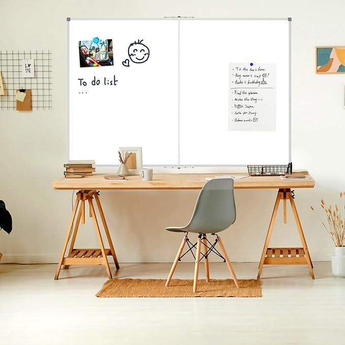 JILoffice Large Foldable White Board 60 x 48 Inches, Dry Erase Magnetic White - Image 7