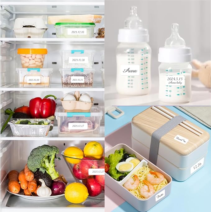 1000 Blank Removable Freezer Labels, Blank Removable Labels Water Oil Resistant - Image 6