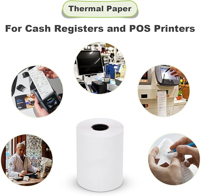MFLABEL 2-1/4" x 50' Thermal Paper Rolls - Image 5