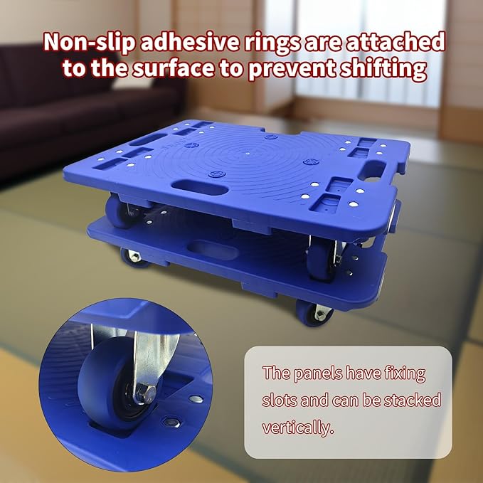 Furniture Dolly, Furniture Movers Dollies Heavy Duty, Large Moving Dolly Cart - Image 5