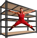 60" W Garage Shelving 72" H Metal Shelving 3500LBS Storage Shelves Heavy Duty 5 by Unknown