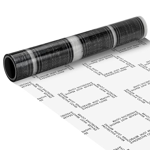 Carpet Protection Film 24" x 300' Roll Self Adhesive Clear Plastic Carpet by Drydiet