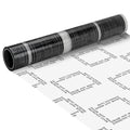 Carpet Protection Film 24" x 300' Roll Self Adhesive Clear Plastic Carpet by Drydiet