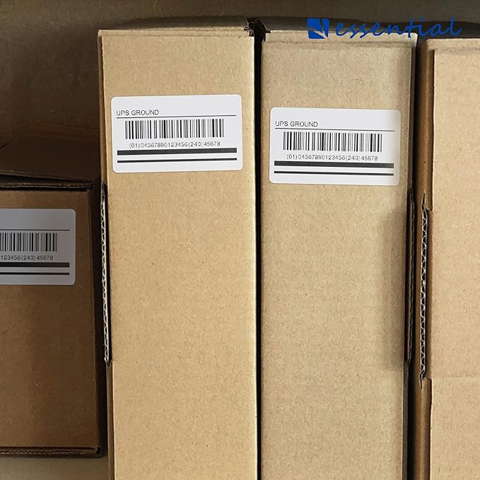ESSENTIAL 2.25"x 1.25" Direct Thermal Barcode Labels, Shipping Labels, - Image 6