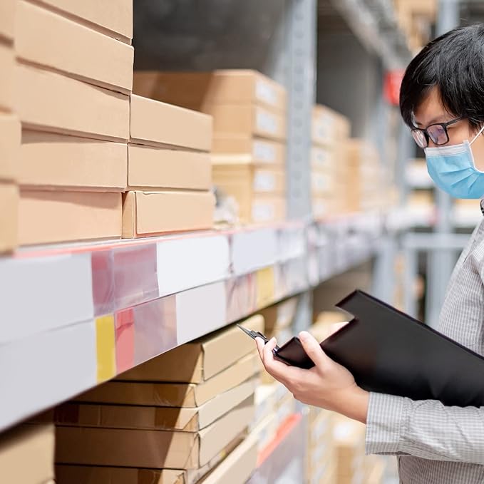 MECCANIXITY 1 to 1000 Consecutive Number Stickers Inventory Label Black Numbers - Image 6