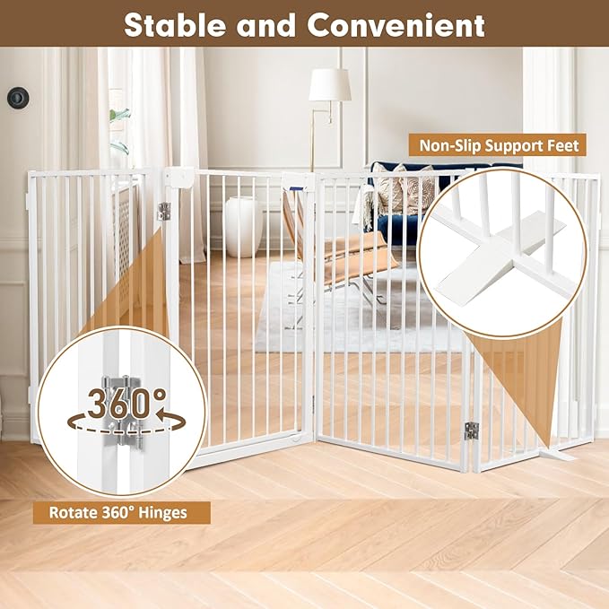 Metal Freestanding Dog Gates - Image 5