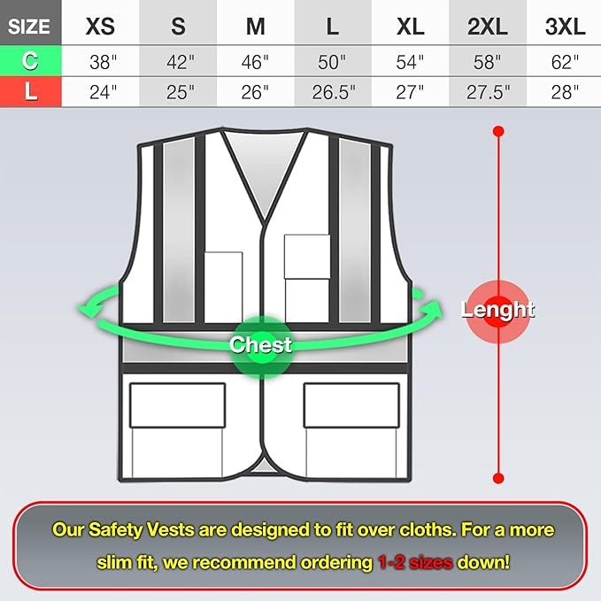 KAYGO Safety Vest with Pockets - Image 4
