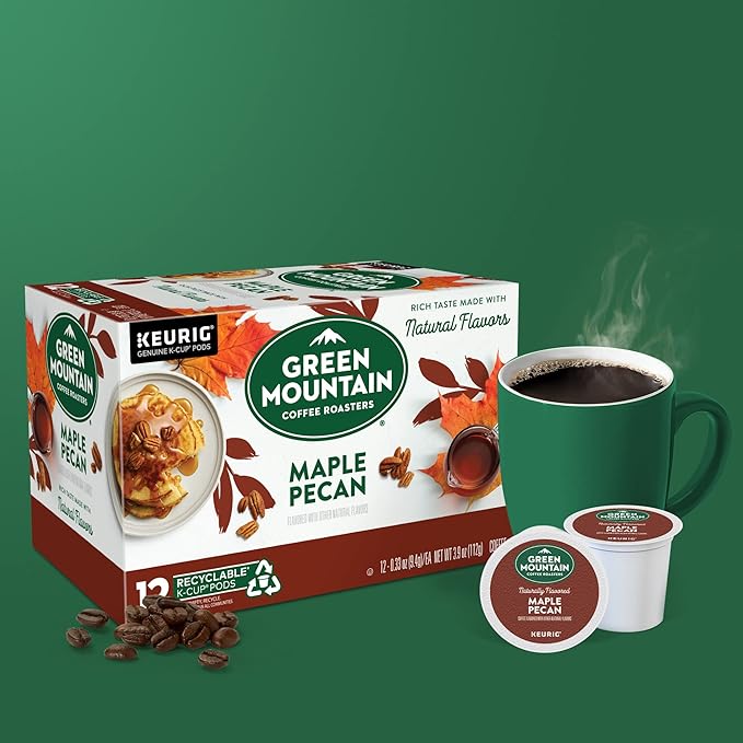 Green Mountain Coffee Roasters Maple Pecan, Single-Serve Keurig K-Cup Pods - Image 8