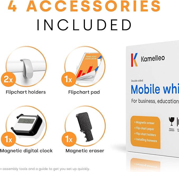 Rolling Dry Erase Board 24 x 48 - Image 8