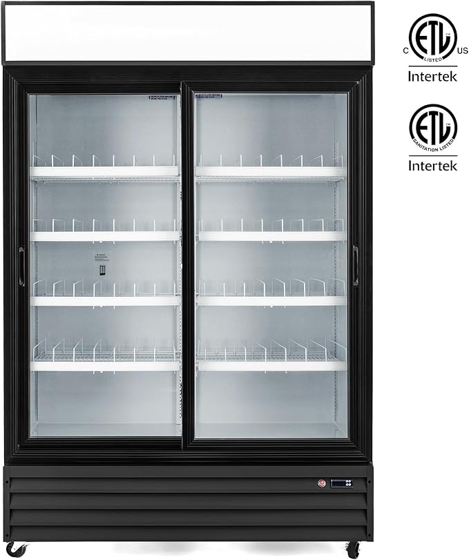 Wilprep Commercial Refrigerator, 37 cu. ft. Upright Beverage Display - Image 6
