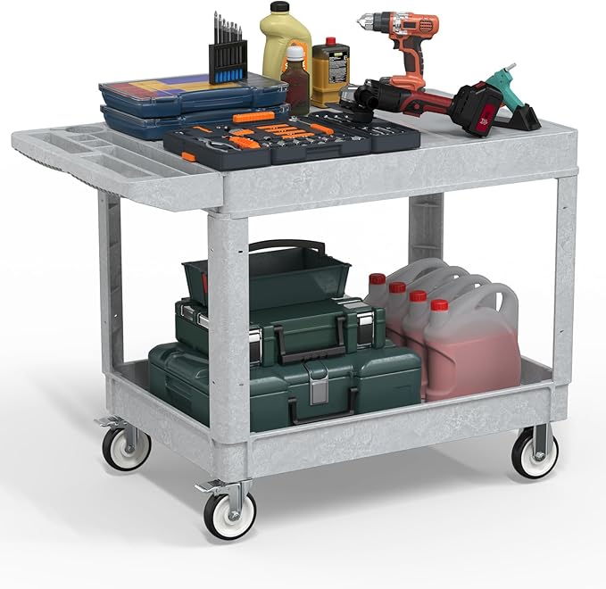 Heavy Duty Plastic Utility Cart by Thechoiceofanewgeneration
