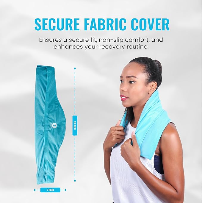 ICEWRAPS Extra Cover ONLY for 7"x28" Therapy Clay Ice Pack | Reusable and - Image 4