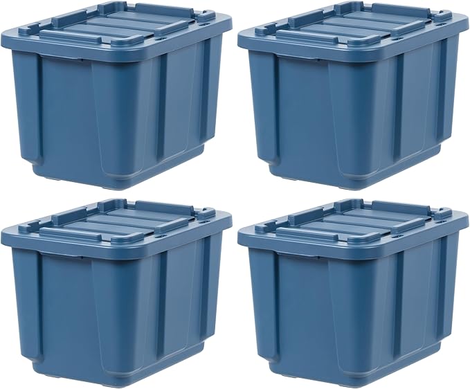 IRIS USA 4-Pack 12 Gallon Storage Bins by IRISUSA