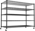 PrimeZone 5 Tier 80.7"H x 55.5"W x 24"D Wire Shelving by PrimeZone