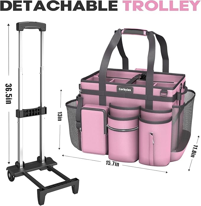 Rolling Cleaning Caddy Bag - Image 6