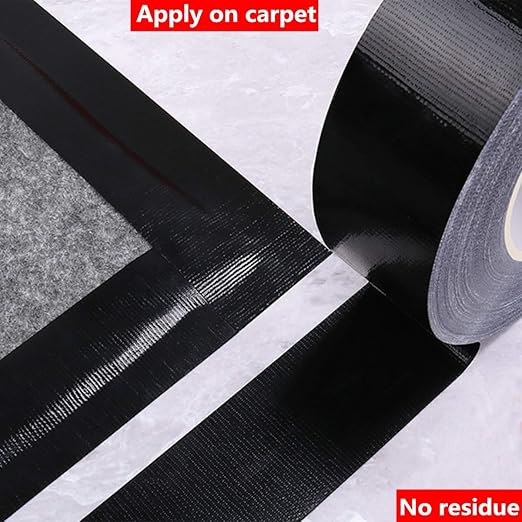 COSIMIXO 5-Pack Black Heavy Duty Duct Tape, 2 inches x 30 Yards, No Residue - Image 5