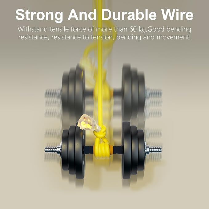 HUANCHAIN 10 ft 14/3 Gauge Heavy Duty Outdoor Extension Cord Waterproof - Image 4