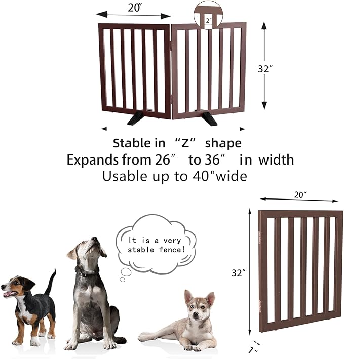 ZJSF Freestanding Indoor Dog Gate - Image 7