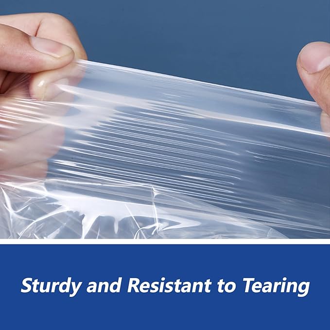 iMailer - 200 Count - 8" x 10" Clear Plastic Poly Bags - Image 4