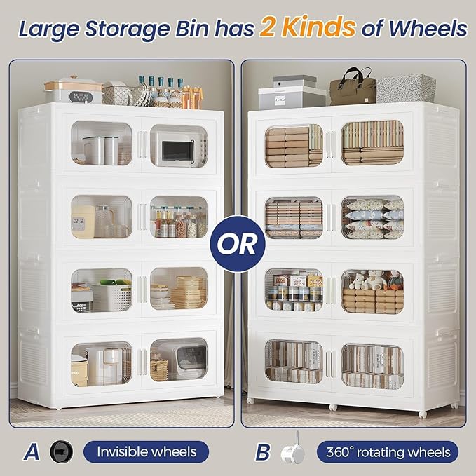 200Gal Exra Large Stackable Storage Bins - Image 5