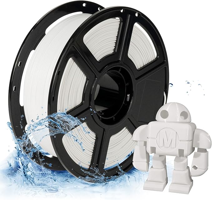 FLASHFORGE PETG Pro Filament 1.75mm White, 3D Printer Filament 1kg Spool by FLASHFORGE