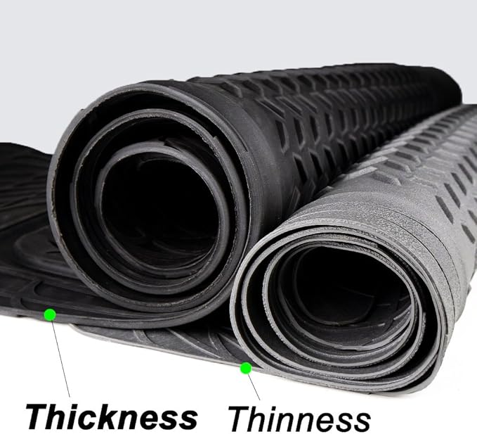 West Coast Auto Heavy Duty Rubber Trunk Cargo Liner Floor Mat, All Weather - Image 2