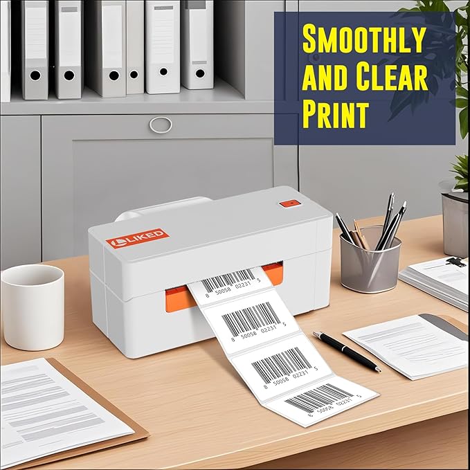 L LIKED 2.25" x 1.25" Direct Thermal Labels, Permanent Adhesive Barcode Address - Image 6