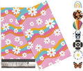 6x9 Poly Mailers – Groovy Daisy – Waterproof, Tear-Resistant Shipping Bags by PackageMint