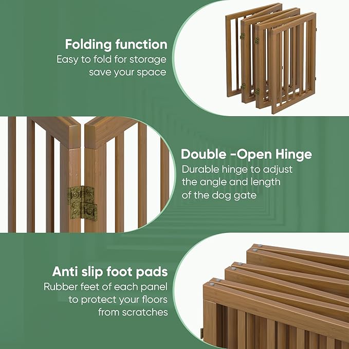 Freestanding Foldable Dog Gate - Image 4