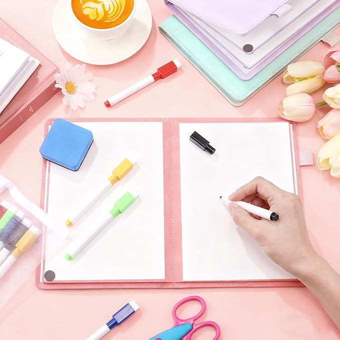 Feifeiya 6 Sides Whiteboard Notebook Portable Whiteboard Dry Erase Notebook - Image 7