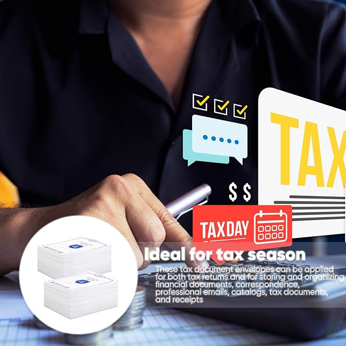 500 Pcs Income Tax Return Envelopes - Image 6