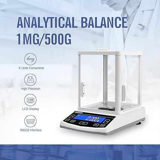 Analytical Balance 500g×0.001g Lab Scale 0.001g Accuracy High Precision - Image 2