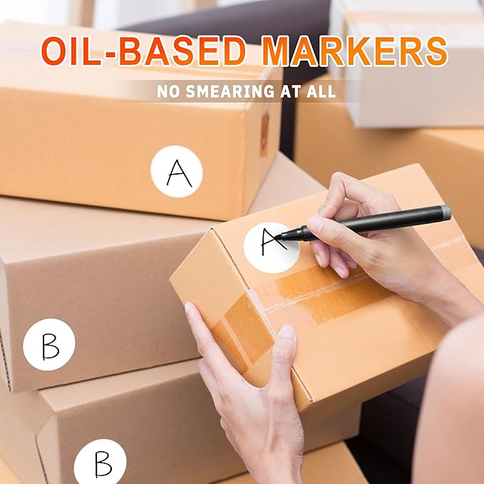 2 Inch White Circle Sticker Labels, Organizing - Image 4