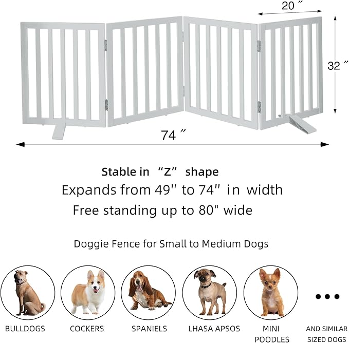 ZJSF Freestanding Indoor Dog Gate - Image 6