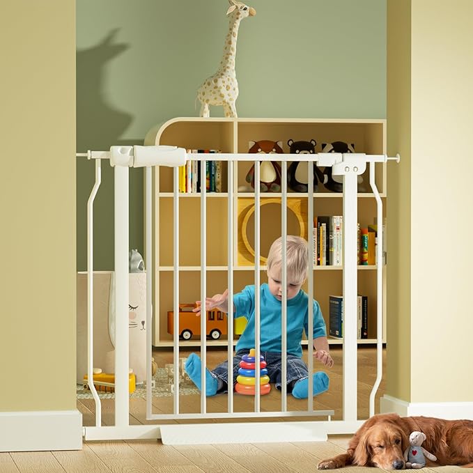 Small Narrow Baby Gate for Stairs Doorways Hallways 24 Inch to 29 Inch Wide - Image 6