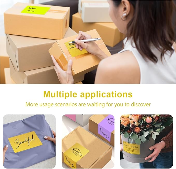 3 X 5 Inch Printable Waterproof Rectangle Color Coding Labels, 300 Per Roll - Image 5