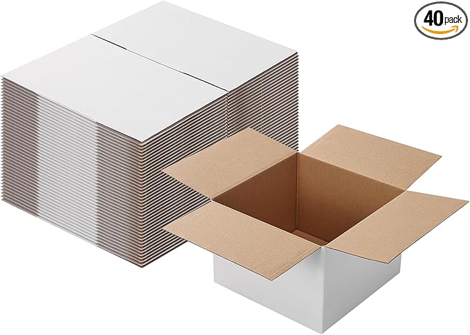 Calenzana 7x7x5 Shipping Boxes Set of 40 by Calenzana