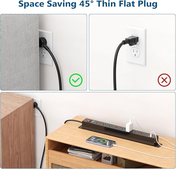 8 Outlet Heavy Duty Power Strip - Image 5