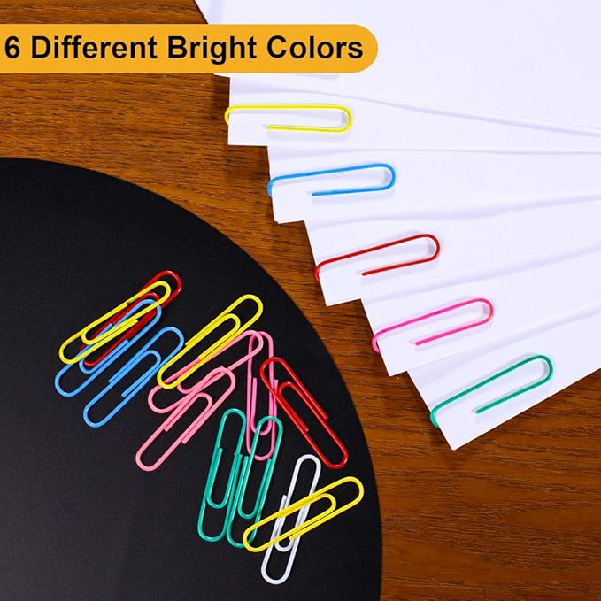 Paper Clips?100PCS Paper Clips Large 2 Inch, Durable & Rust Resistant Colored - Image 3