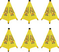 Caution Wet Floor Sign with Storage Tube 20 Inch Folding Commercial Wet Floor by JINHZIXIU