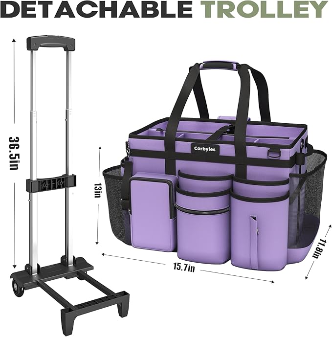 Rolling Cleaning Caddy Bag - Image 2